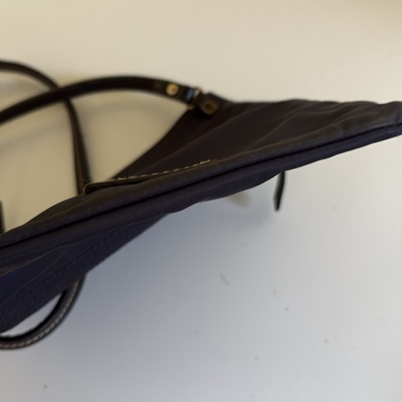 Dooney & Bourke North South Triple Zipper Small Navy Nylon Crossbody - Picture 6 of 10